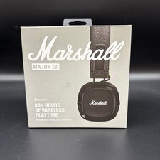 Marshall Major IV Kabelloser On-Ear-Kopfhörer Faltbar Schwarz Wireless NEU