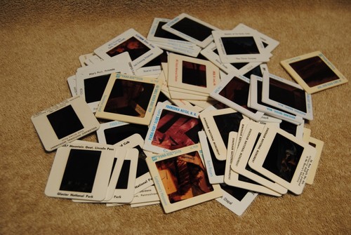 70+ US Souvenir Slides Air Force Academy Cannon Glacier Pittock Badland Longwood