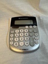 NO BOX Texas Instruments TI-1795 SV Standard Function Calculator Grey