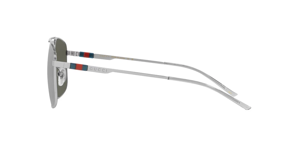 Gafas de sol Gucci GG1676S plateadas 60 mm | auténticas | Hechas en Italia | Nuevas Foto 3 de 3