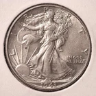 1943 Walking Liberty Half Dollar, Ch. AU #2856