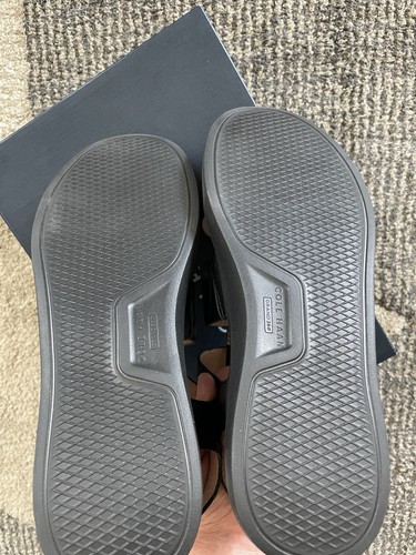 Cole Haan Grandpro Rallye Fischer schwarze Sandalen Größe 8,5B neu im Karton - Bild 4 von 5