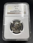 1961 25c Washington Silver Quarter Proof Coin NGC PF67 #087