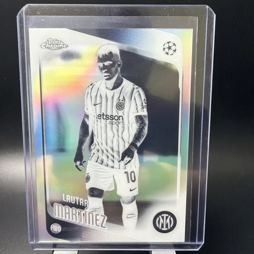 2025-26 Topps Chrome UCC Lautaro Martinez Negative Refractor SP Inter Milan