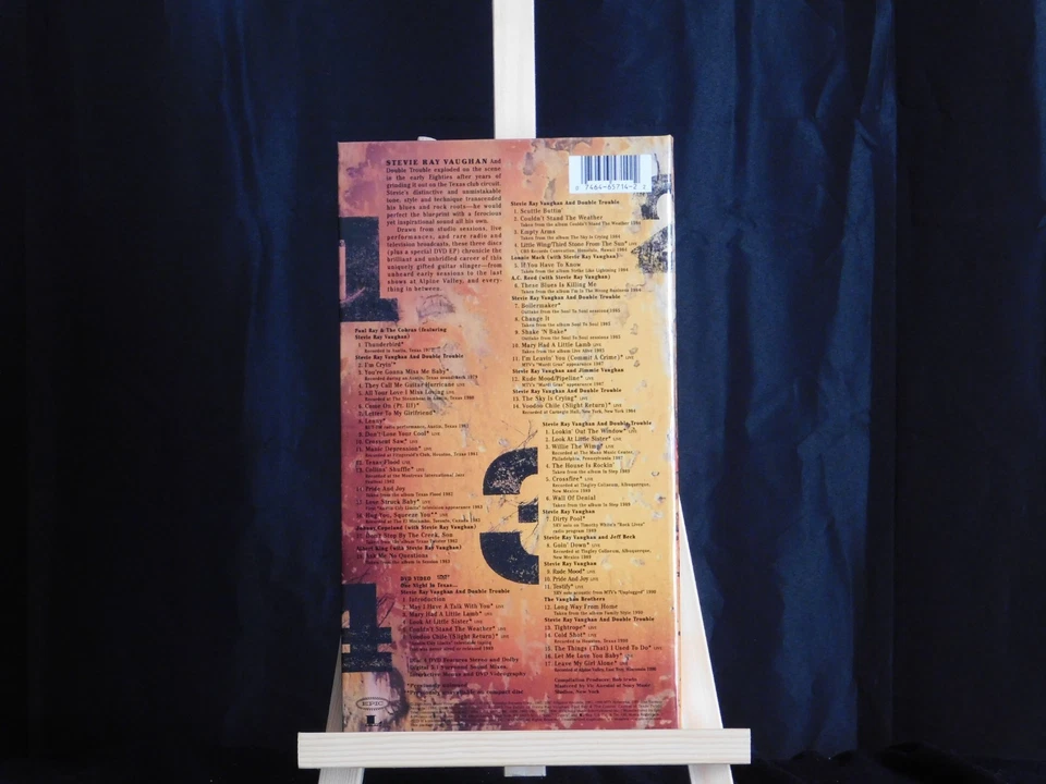 Stevie Ray Vaughan – SRV 3CD + DVD Box Set Epic/Legacy 2000 Blues Like New Foto 4 de 4
