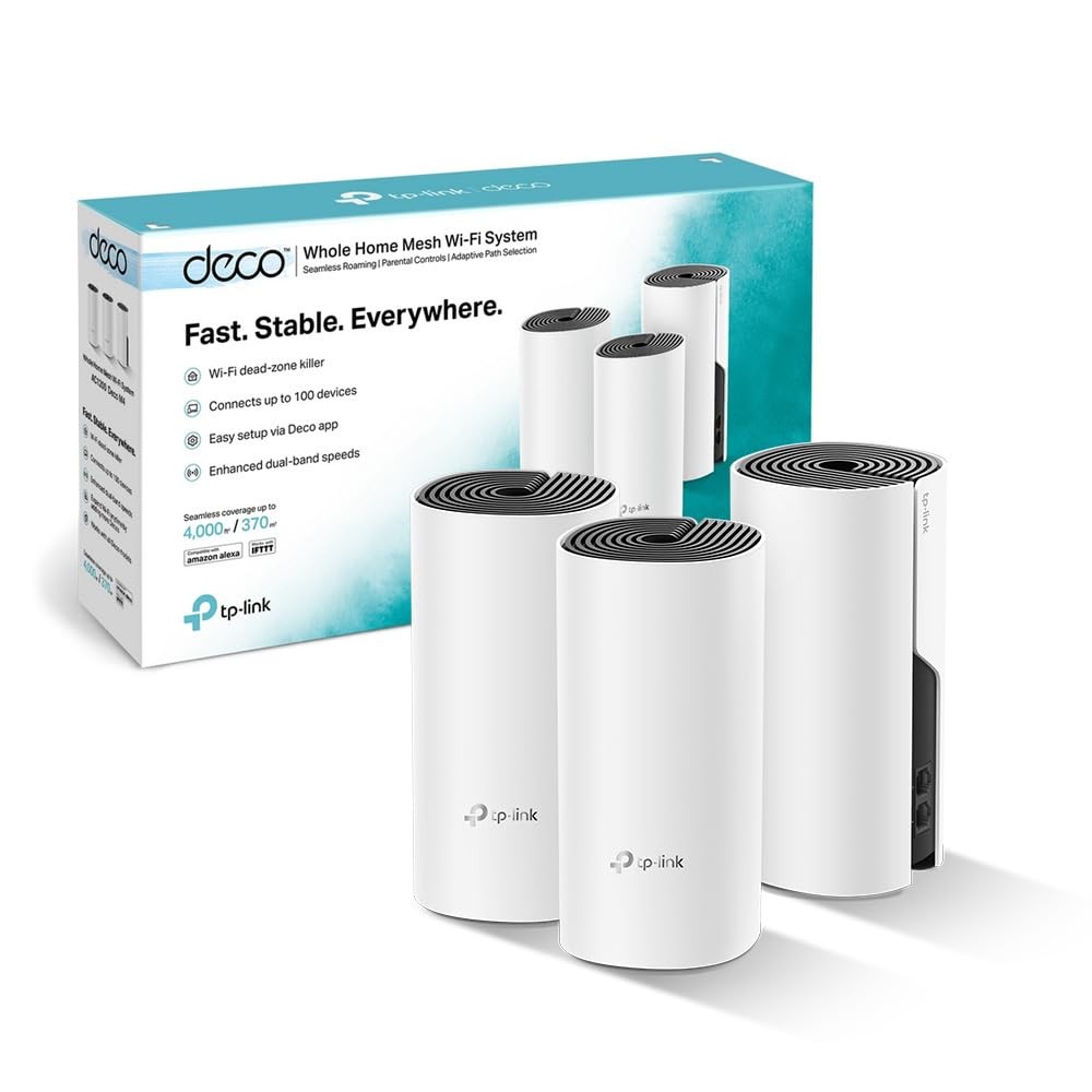 Deco M4 WiFi Mesh Dual Band AC1200 2 Porte Ethernet Gigabit Modalità Router e