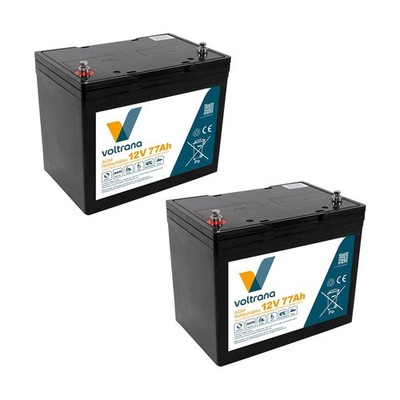Rollstuhlakku passend für Permobil M300 Corpus 3G 24V 2 x 12V 77Ah   Voltrana Er