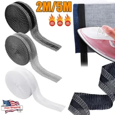 2M-5M Iron-On Hemming Tape Self-Adhesive Fabric Fusing Tape for Clothing Repair