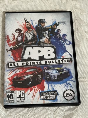 APB: All Points Bulletin (Windows PC DVD, 2010) Complete