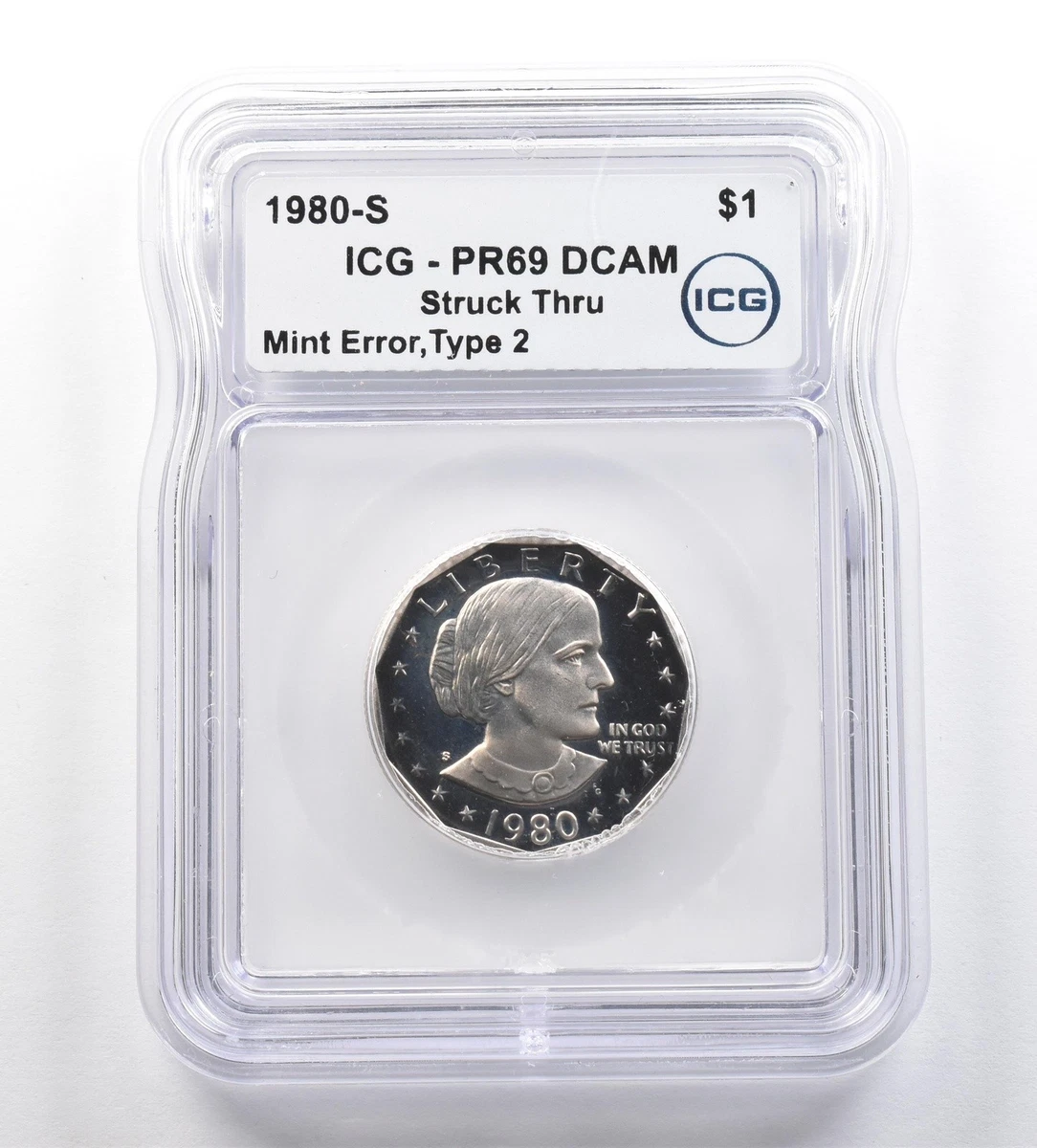 PR 69 Graded 1980 Susan B Anthony Dollars (1979-1981, 1999) for