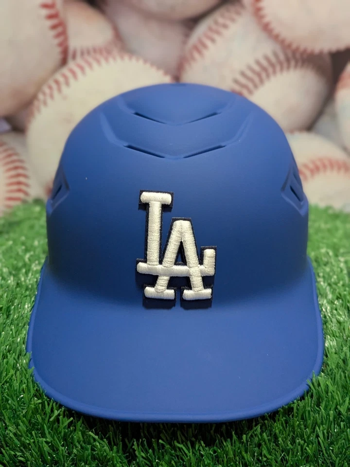 ⚾ Med LA Dodgers Bateo Entrenadores Calavera Casco MLB Oficial JUEGO L@@K⚾ Foto 2 de 4
