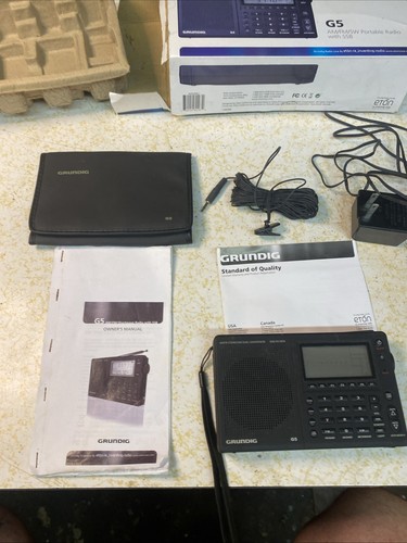 Grundig G5 Shortwave Radio SSB-AM/FM/SW Dual Conversion-700 Mem Presets Working - Zdjęcie 6 z 18