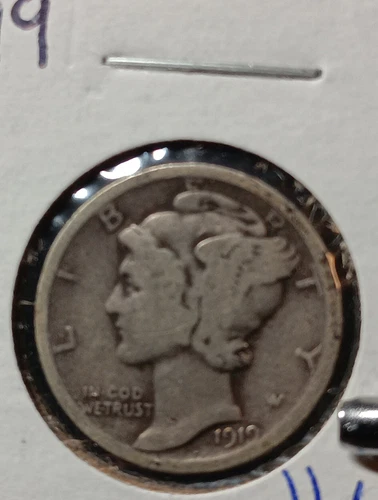 👉1919-  Mercury Dime Vg Choice  #8