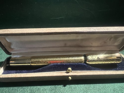 🔴 WATERMAN'S penna stilografica rientrante pennino ORO 14 k funziona vintage C - Foto 2 di 16