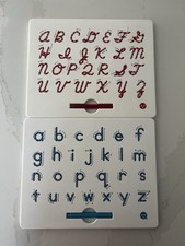 Magnetic A to Z Lowercase print and cursive Educational Writing Alphabet