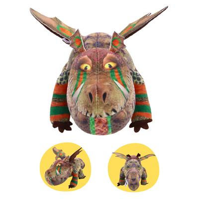DreamWorks Meatlug Gronckle Racing Edition 8'' Plush HTTYD Genuine Dragon Toy