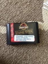 Sega Genesis Jurassic Park Rampage Edition 1994 Tested Working Cartridge ONLY