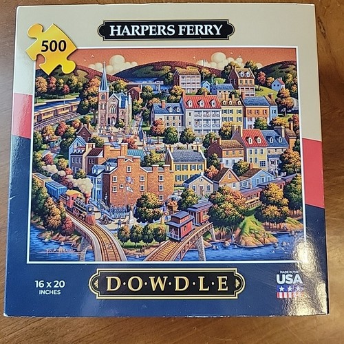 Dowdle Puzzle Harpers Ferry 500 Teile West Virginia Brandneu Hergestellt in den USA