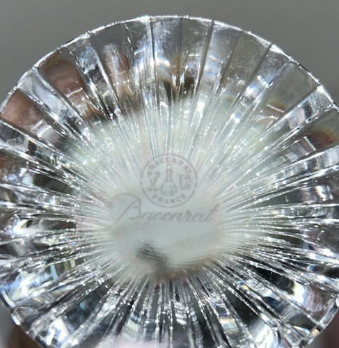 2 FLAUTO CHAMPAGNE BACCARAT CRYSTAL MASSENA 8,5" FIRMATO - Foto 6 di 6