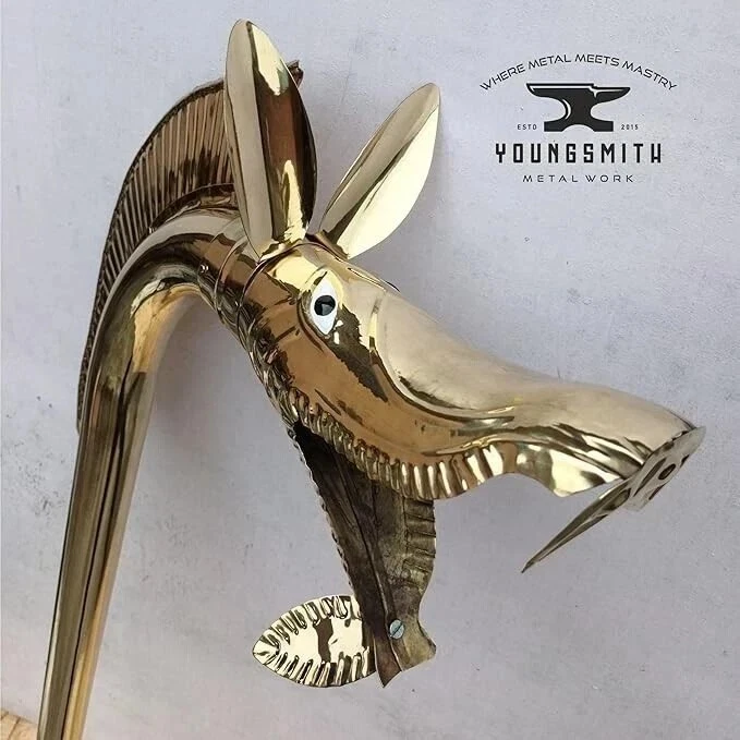 Youngsmith 18 Gauge Messing Mittelalter Carnyx der Tönung Keltisches... - Bild 2 von 4