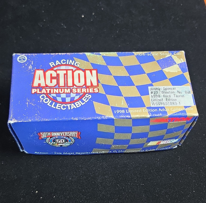 Action Platinum 1:64 Jimmy Spencer 1998 Ford Taurus NASCAR No Bull w/ Case