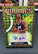 2023-24 Topps Finest Jalen Pickett Rookie Auto Gold Refractor #/50 RC #RFA-JPI