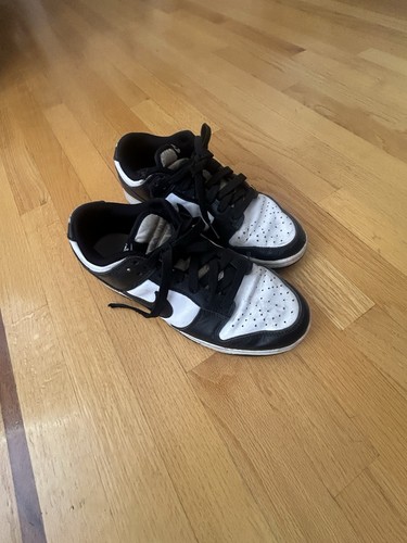 Nike Dunk Low Retro “Panda” Black/ White Sneakers CW 1588-100 Size 9 Shoes - Picture 4 of 24