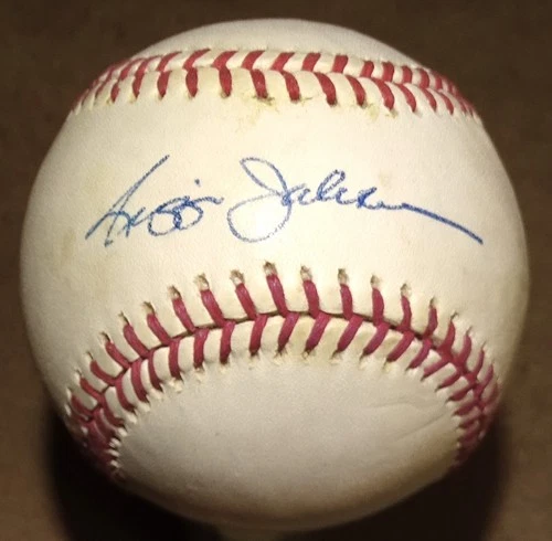 Reggie Jackson Autographed Baseball (Official Bobby Brown A.L. Ball) 1980s