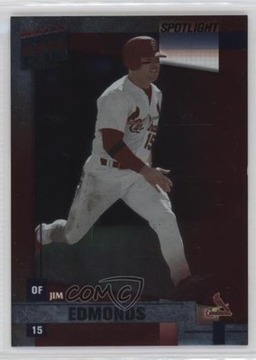 2002 Donruss Best of Fan Club Spotlight /100 Jim Edmonds #4 7iu