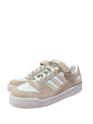 Scarpe casual Adidas Forum basse da donna taglia 10 bianche rosa sneakers sportive trainer - Foto 7 di 7