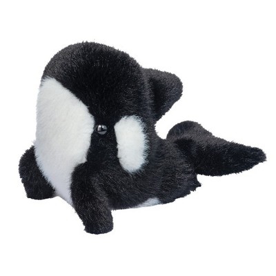 Douglas Lil  Baby Orca Whale Plush Stuffed Animal Toy 5.5'' long