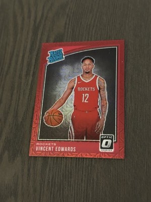 2018 Donruss Optic Rated Choice Red Mojo Prizm /88 165 VINCENT EDWARDS Rookie RC