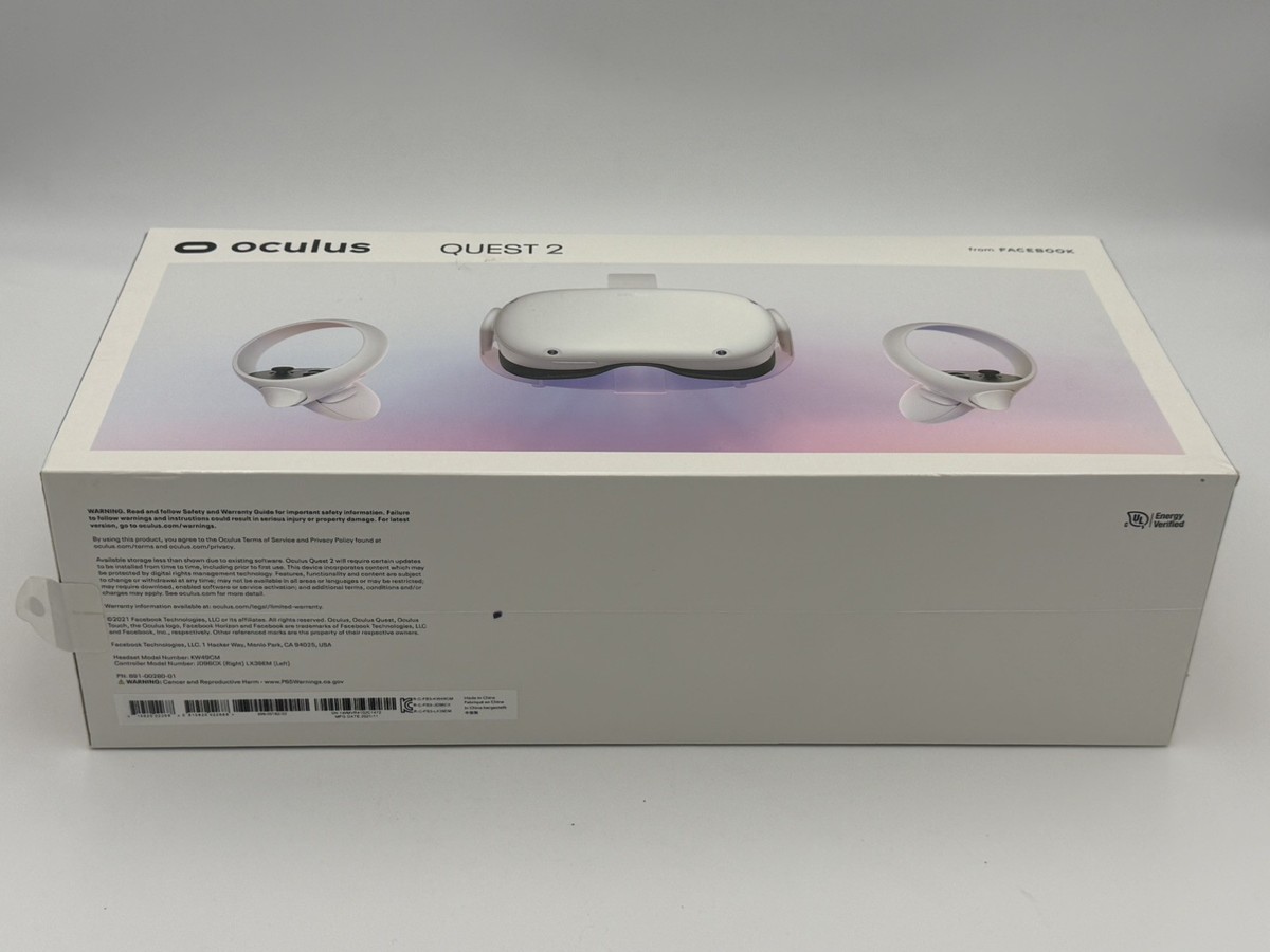 Meta Oculus Quest 2 128GB Standalone VR Headset - White for sale