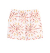 Hill House Boys The Tiny Leo Short Orange Shell Mosaic Cotton 7-8 Years NEW