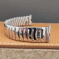 Vintage JB Champion Stainless Steel 17mm 18mm 19mm Unused NOS 1960s Watch Band
