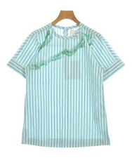 3.1 Phillip Lim Casual Shirts Green Stripe Pattern 4 Approx. XL 2200715446065