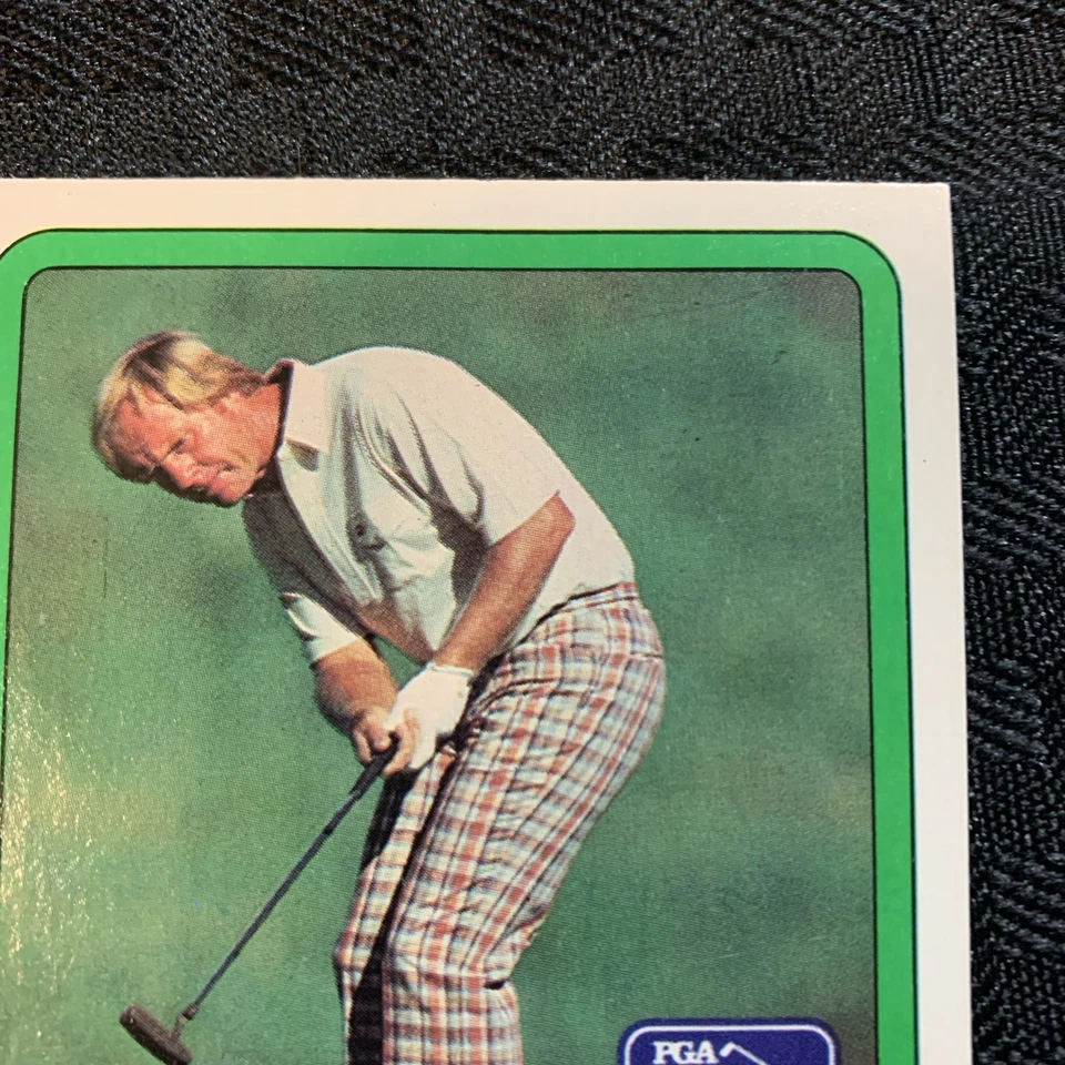 1982 DONRUSS JACK NICKLAUS PGA CARTÃO DE GOLFE #16 - Imagem 4 de 4