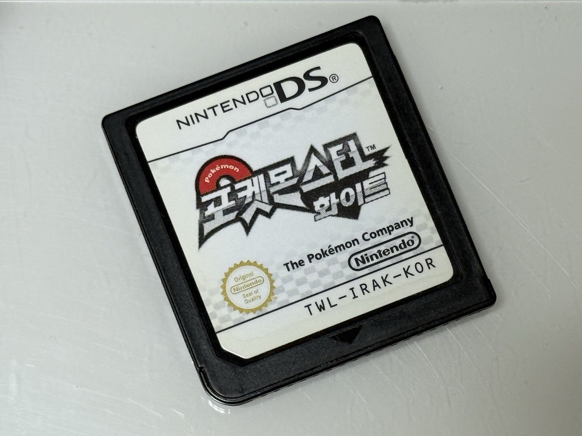 ★Nintendo DS『ポケットモンスターソウル ホワイト』韓国版ポケモン★ RARE Korean Pokemon White Version Nintendo DS Korean Version