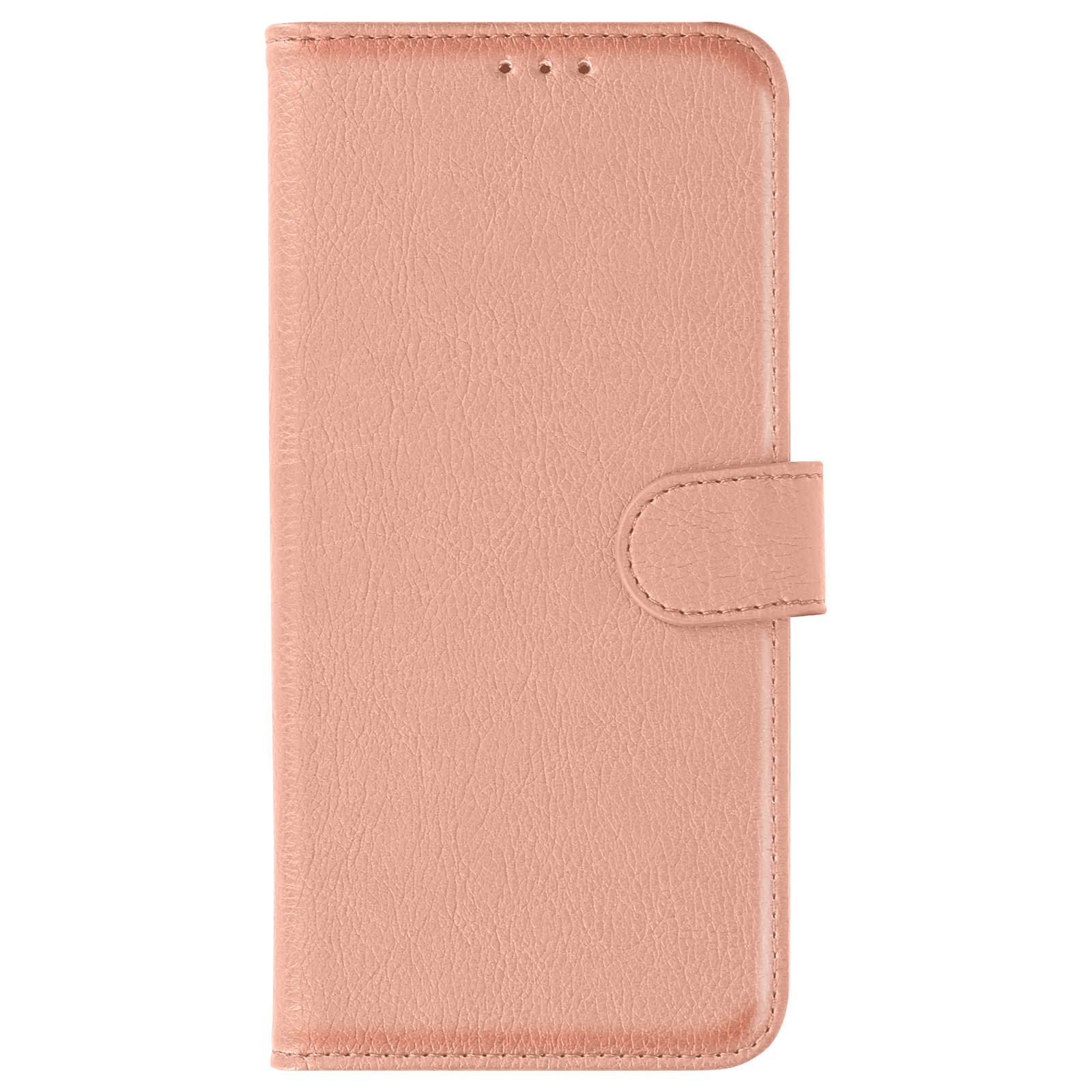 Étui pour Xiaomi Redmi Note 11S 5G finition simili cuir premium noir texturé - 2