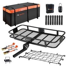 Extra Large Size Folding Hitch Mount Cargo Carrier Basket 60 X 25 X 6 Extra Large Size Folding Hitch Mount Cargo Carrier Basket 60 X 25 X 6