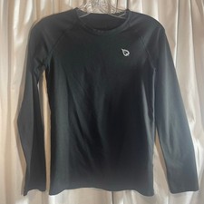 Baleaf Long sleeve top kids black size Large -Preowned