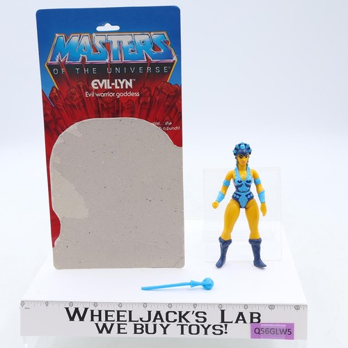 Evil -Lyn W/12 Cardback 100% Complete He-Man Masters of the Universe MOTU 1984