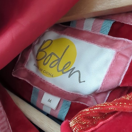 Mini Boden Girls Cape Red Medium Little Red Riding Hood Velvet Jacket - Picture 6 of 11
