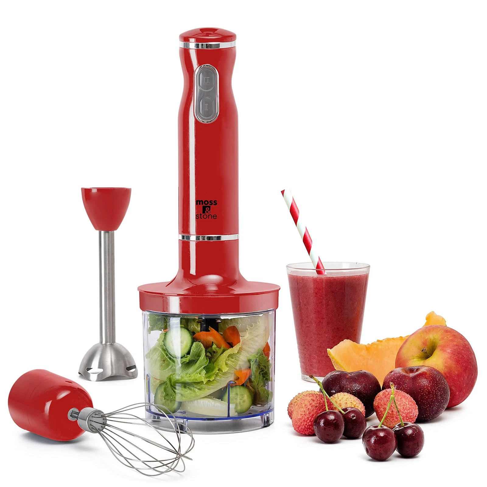 Hand Blender Electric With Egg Whisk & Chopper, Powerful 300 Watt Immersion H...
Opens in a new wind