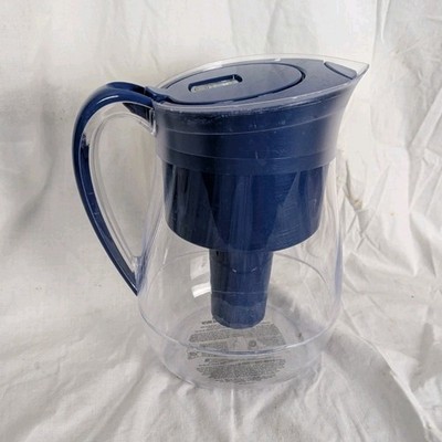 Brita Blue Plastic Filter Jug Water Pitcher with Filter Life Indicator