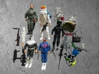 Vintage 1990s GI Joe 12” Figure Lot 5 Figures + Accessories