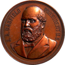 1881 James A. Garfield Memorial  Medal     (04555)