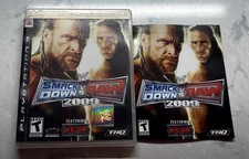 WWE SmackDown vs. Raw 2009 Featuring ECW Sony PlayStation 3, 2008 w/ Manual