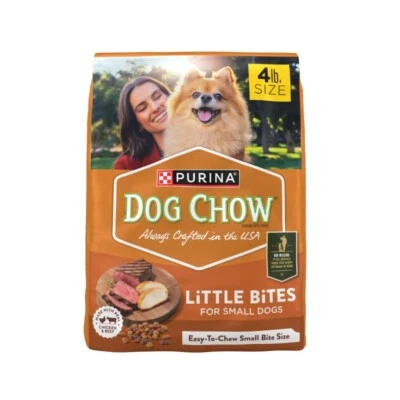 Purina Dog Chow Little Bites with Real Chicken and Beef Dry Dog Food