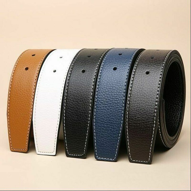 Replacement Belt H Belt Men's Reversible Quality Leather Belt Strap(No